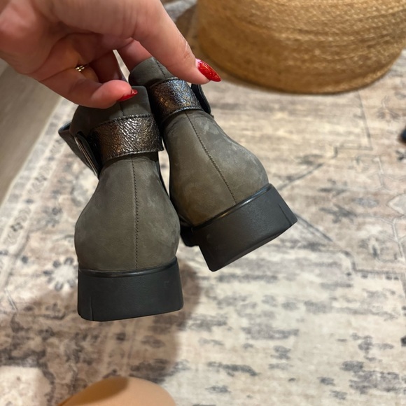 Mephisto leather metallic ankle boots size 6.5 - Picture 9 of 10